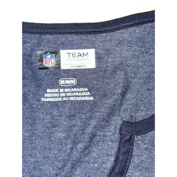 NFL Houston Texans Women's Smart Decision Notch Neck Blue Short Sleeve T-Shirt M - Picture 7 of 12